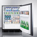 Summit 24 in. Wide Built-In All-Refrigerator, ADA Compliant - FF6BKBI7SS