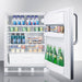 Summit 24 in. Wide Built-In All-Refrigerator, ADA Compliant - FF6LWBI7SS