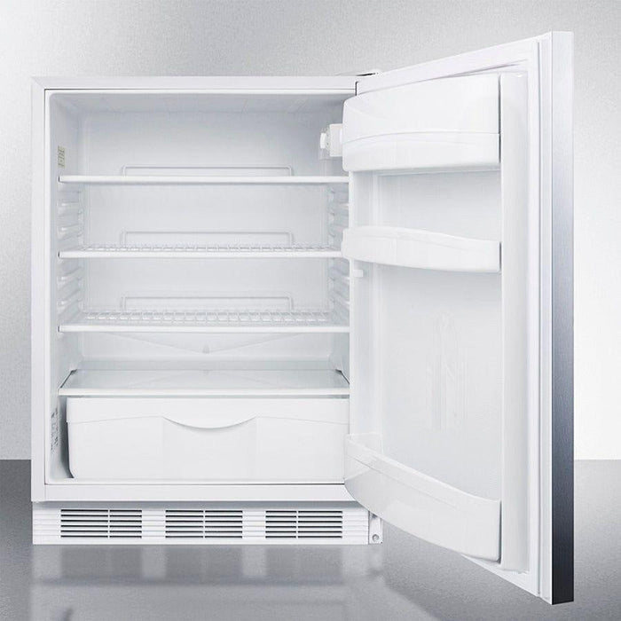 Summit 24 in. Wide Built-In All-Refrigerator, ADA Compliant - FF6WBISS