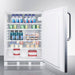 Summit 24 in. Wide Built-in All-Refrigerator, ADA Compliant - FF7LWBISS