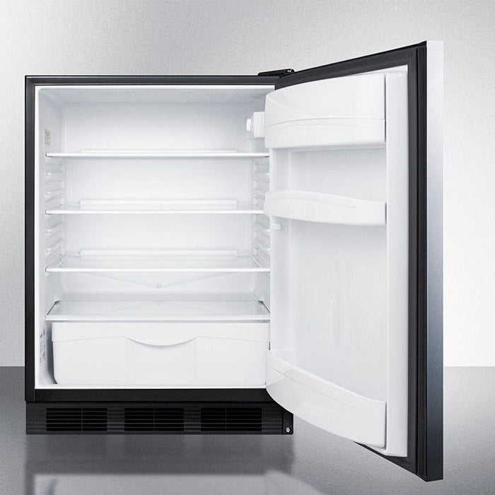 Summit 24 in. Wide Built-in All-refrigerator - FF6BK7SS