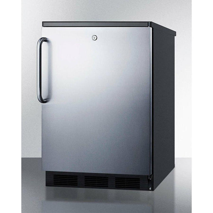 Summit 24 in. Wide Built-in All-refrigerator - FF7LBLKBISS