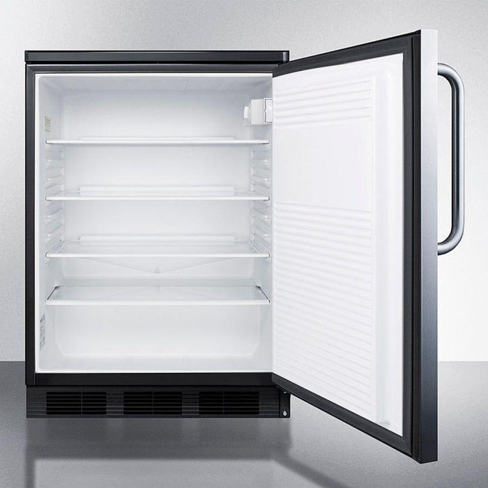 Summit 24 in. Wide Built-in All-refrigerator - FF7LBLKBISS