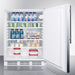 Summit 24 in. Wide Built-in All-refrigerator - FF7WBISS