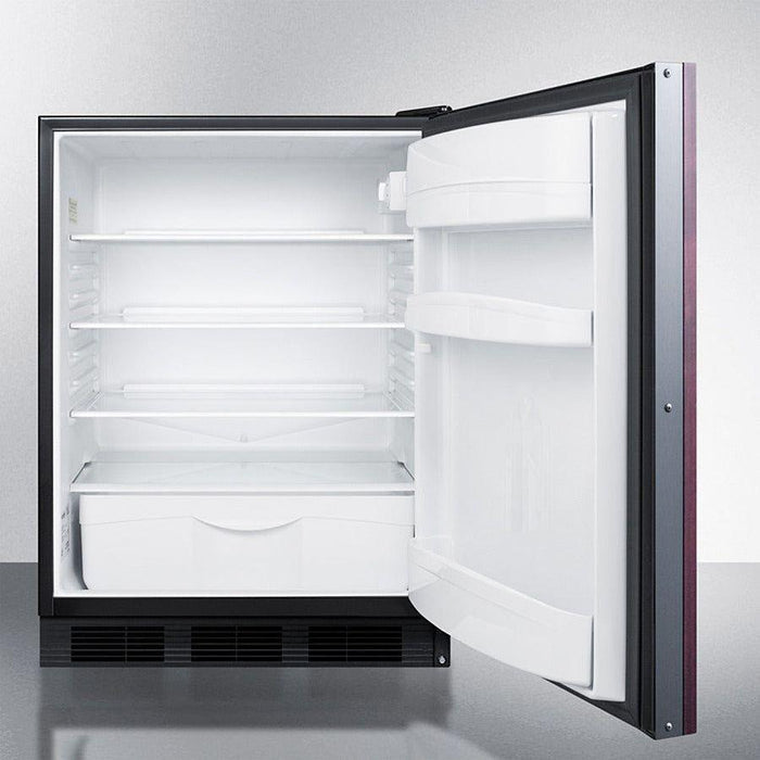 Summit 24 in. Wide Built-In All-Refrigerator (Panel Not Included) - FF6BKBIIF