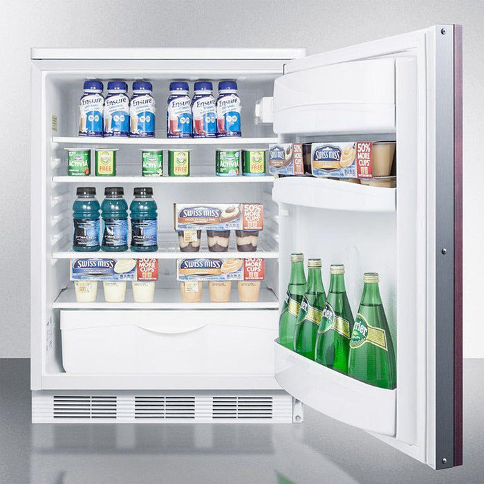 Summit 24 in. Wide Built-In All-Refrigerator (Panel Not Included) - FF6WBI7IF