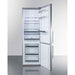 Summit 24 in. Wide Built-In Bottom Freezer Refrigerator - FFBF249SSBI