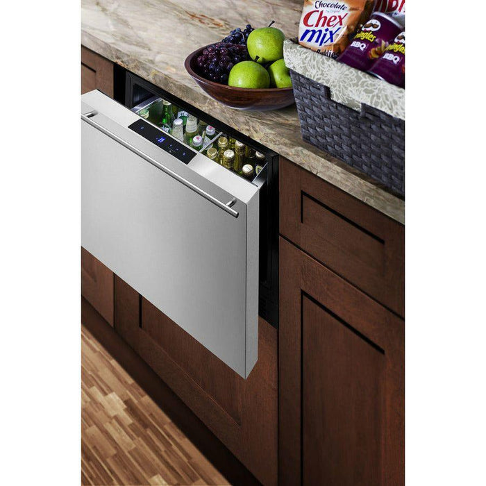 Summit 24 in. Wide Built-In Drawer Refrigerator - FF1DSS24