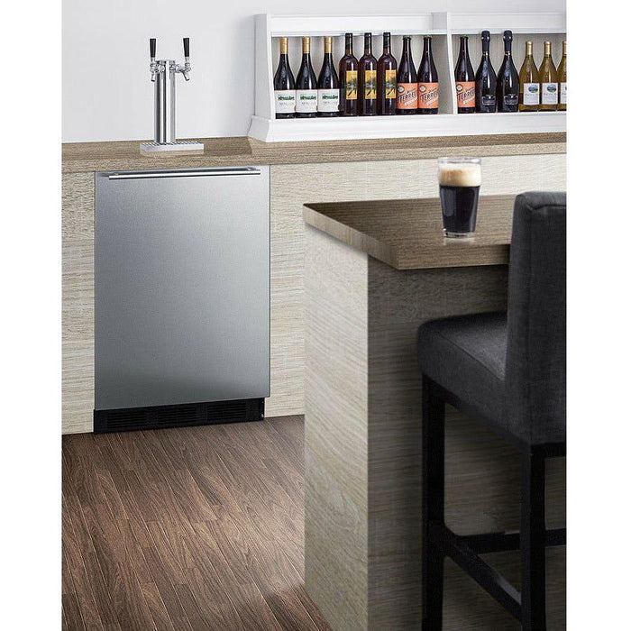 Summit 24 in. Wide Built-In Kegerator, ADA Compliant - SBC58BLBIADA