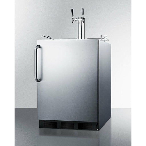 Summit 24 in. Wide Built-In Kegerator, ADA Compliant - SBC58BLBICSSADA