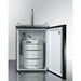 Summit 24 in. Wide Built-In Kegerator Beer Dispenser with 5.6 cu. ft. Capacity, Deep Chill Function, Digital Thermostat - SBC635MBI