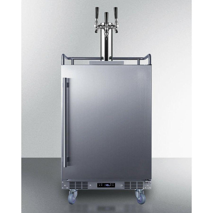 Summit 24 in. Wide Built-In Outdoor Beer Kegerator - SBC683OS