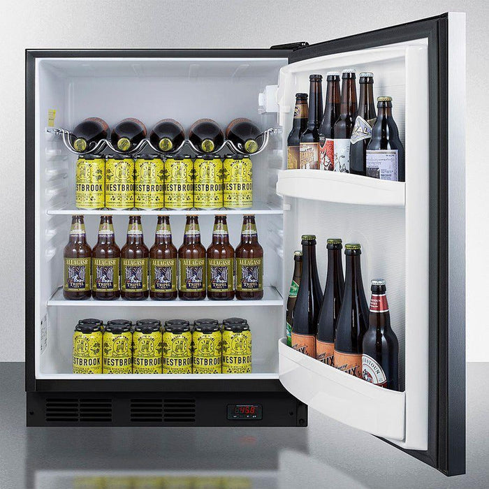 Summit 24 in. Wide Built-in Pub cellar ADA Compliant - FF63BKBIDTPUBSSHHADA