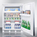 Summit 24 in. Wide Built-In Refrigerator-Freezer - CT66LWBISSH