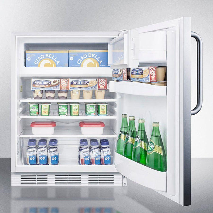 Summit 24 in. Wide Built-In Refrigerator-Freezer - CT66LWCSS