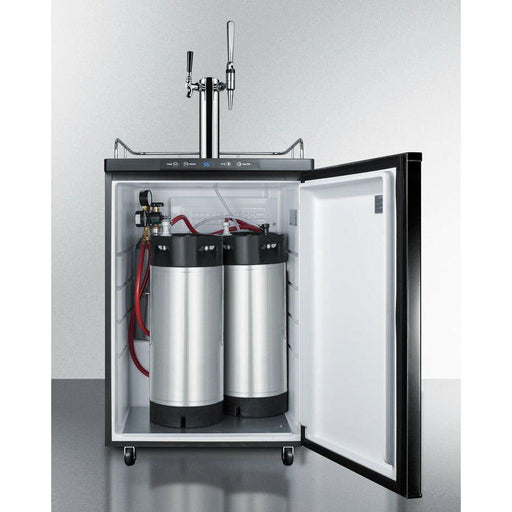 Summit 24 in. Wide Coffee Kegerator - SBC635MCMTWIN