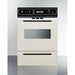 Summit 24 in. Wide Gas Wall Oven with Broiler Drawer, 2 Oven Racks, Timer - STM7212KW