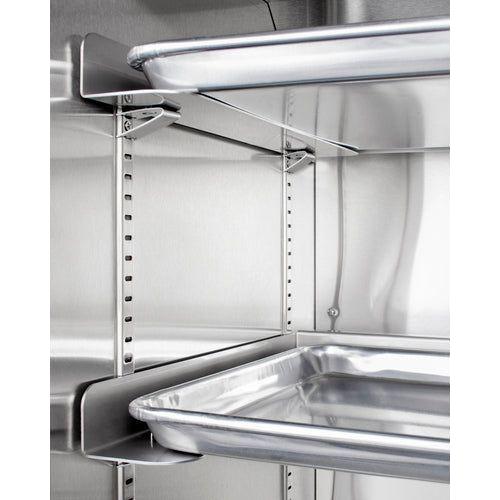 Summit 24 in. Wide Mini Reach-In All-Refrigerator with Dolly - FFAR121SSRI