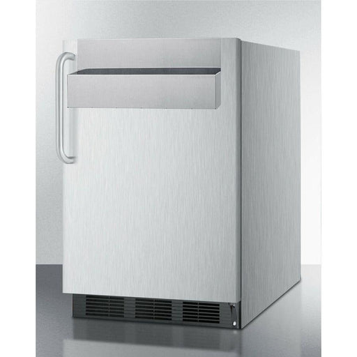 Summit 24 in. Wide Outdoor All-Refrigerator, with Speed Rail - SPR7BOSSTSR