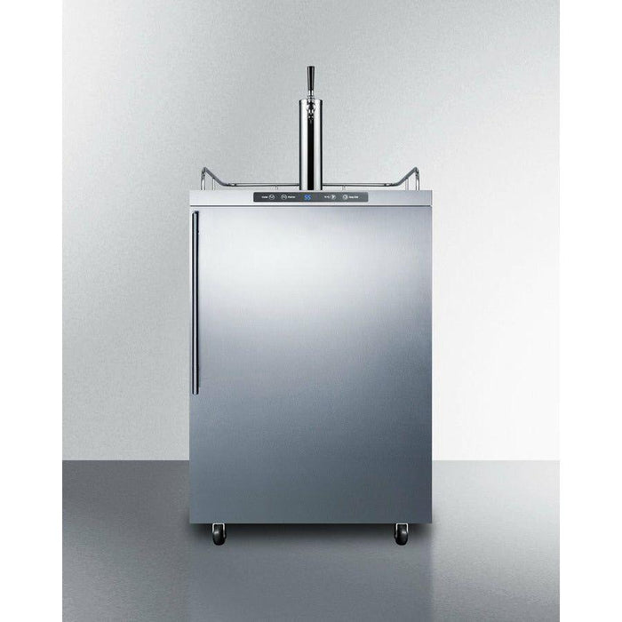 Summit 24 in. Wide Outdoor Kegerator, Freestanding Beer Dispenser - SBC635MOS7