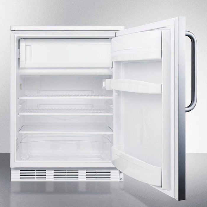 Summit 24 in. Wide Refrigerator-Freezer - CT66LWSSTB