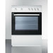 Summit 24 in. Wide Smooth Top Electric Range - CLRE24WH