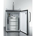 Summit 24 in. with 5.6 cu. ft. Capacity, Automatic Defrost, Digital Thermostat Wide Kegerator - SBC635M7SS