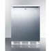 Summit 24 Inch All-Refrigerator with 5.5 Cu. Ft. Capacity, Adjustable Shelves, Deep Shelf Space - FF7LWBISS