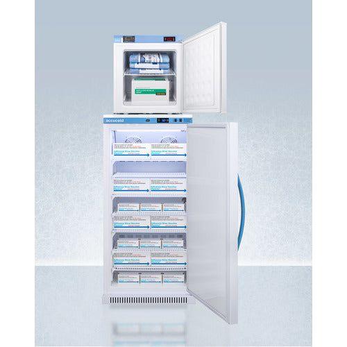 Summit 24" Wide All-Refrigerator/All-Freezer Combination - ARS8PV-FS24LSTACKMED2