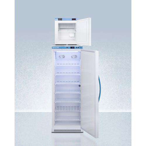 Summit 24 Wide All-refrigerator/Freezer Combination ARS12PV-FS24LSTACKMED2