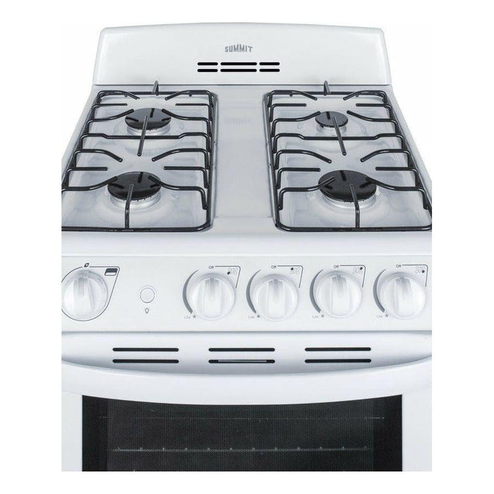 Summit 24" Wide Gas Range RG244WS