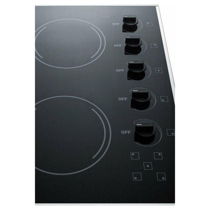 Summit 27 in. Wide 5 Burner Electric Cooktop - CR5B27