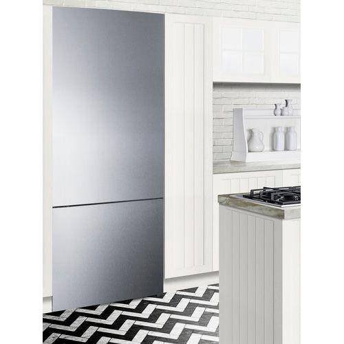 Summit 28 in. Wide Built-In Bottom Freezer Refrigerator - FFBF279SSBILHD