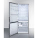 Summit 28 in. Wide Built-In Bottom Freezer Refrigerator With Icemaker - FFBF279SSBIIMLHD