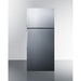 Summit 28 in. Wide Top Mount Refrigerator-Freezer With Icemaker - FF1512SSIM