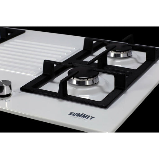 Summit 30 in. White Gas Cooktop - GC43