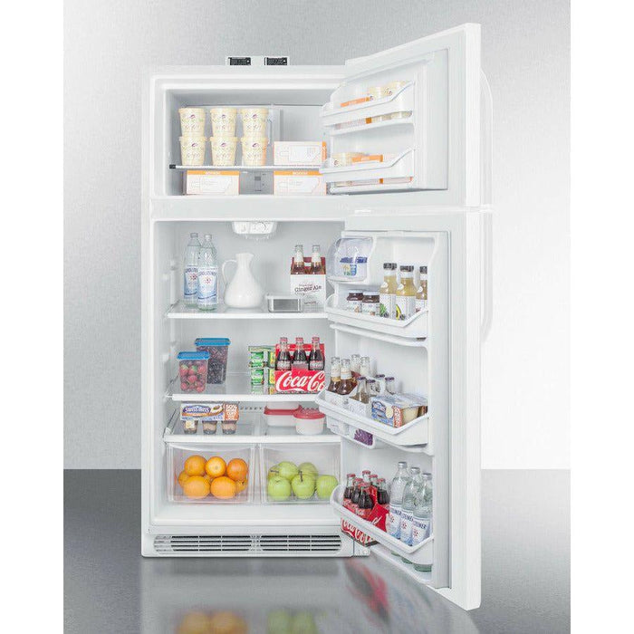 Summit 30 in. Wide Break Room Refrigerator-Freezer - BKRF18W