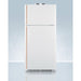 Summit 30 in. Wide Break Room Refrigerator-Freezer with Antimicrobial Pure Copper Handle - BKRF18WCP