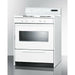 Summit 30 in. Wide Gas Range with Manual Clean, Black Glass See-Thru Door, Electronic Ignition and Clock w/ Timer - WNM2307