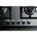 Summit 34 in. Wide 5-Burner Gas Cooktop in Stainless Steel - GCJ536SS