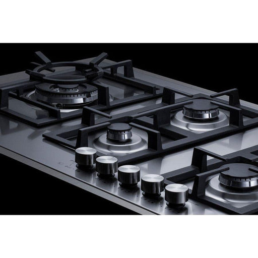 Summit 36 in. Wide 5-Burner Cooktop In Stainless Steel - GCJ536SS