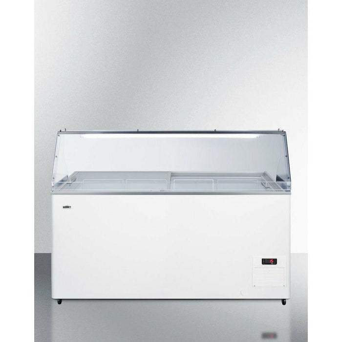 Summit 53 in. Ice Cream Freezer with Dipping Cabinet 14 Cu.Ft. - NOVA45PDC