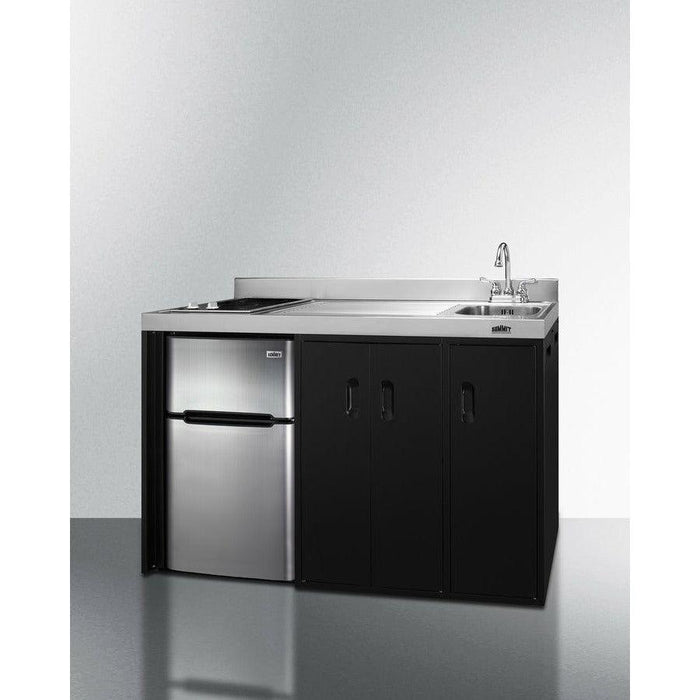 Summit 54 in. Wide All-In-One Kitchenette - CK54SINK