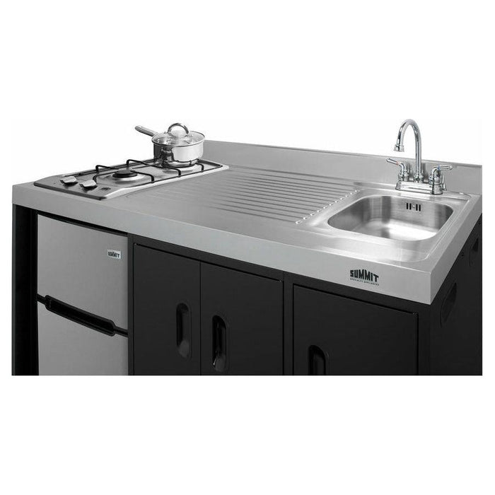 Summit 54 in. Wide All-In-One Kitchenette - CK54SINK