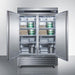 Summit 56 in. Reach-In Freezer with 49 cu. ft. Capacity, Forced Air Cooling, Automatic Defrost, Open Door Alarm - SCFF497