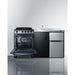 Summit 63 in. Wide All-in-One Kitchenette with Gas Range - ACK63GASBSS