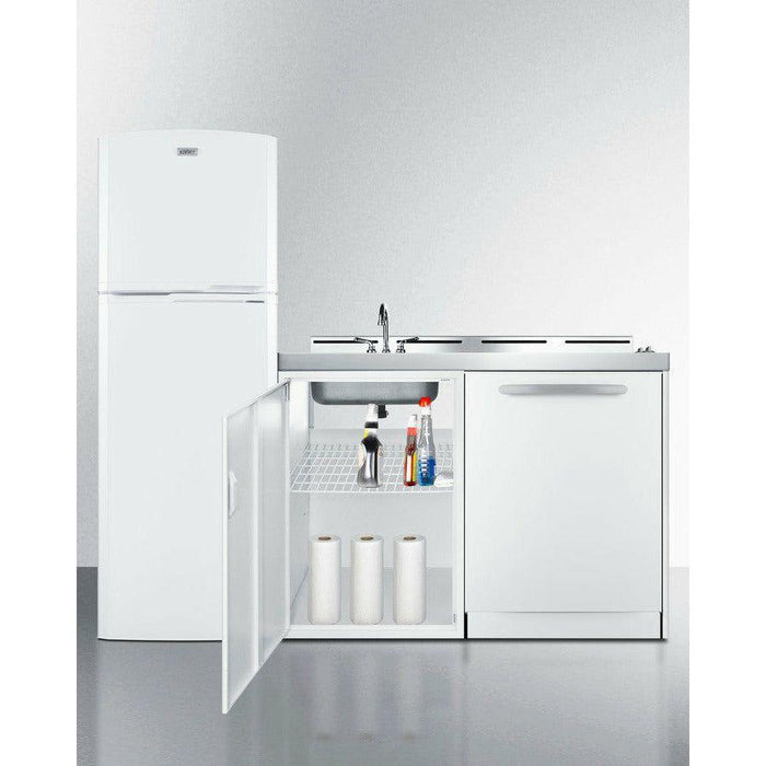 Summit 71 in. Wide All-In-One Kitchenette with Dishwasher - ACKDW72