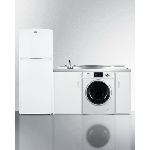 Summit 86 in. Wide All-In-One Kitchenette with Washer/Dryer Combo - ACKSPWD86