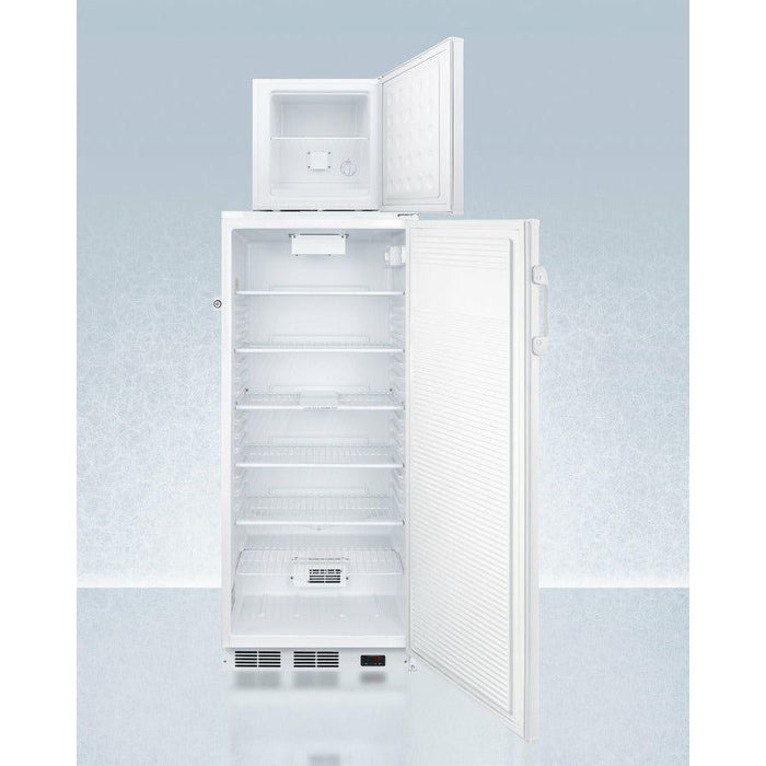 Summit Accucold 24 In. Wide All-refrigerator/all-freezer Combination, 11.5 Cu. ft. All Stacked Refrigerator - FFAR10-FS24LSTACKPRO