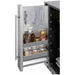 Summit Shallow Depth 24 in. Wide Built-In All-Refrigerator With Slide-Out Storage Compartment - FF19524